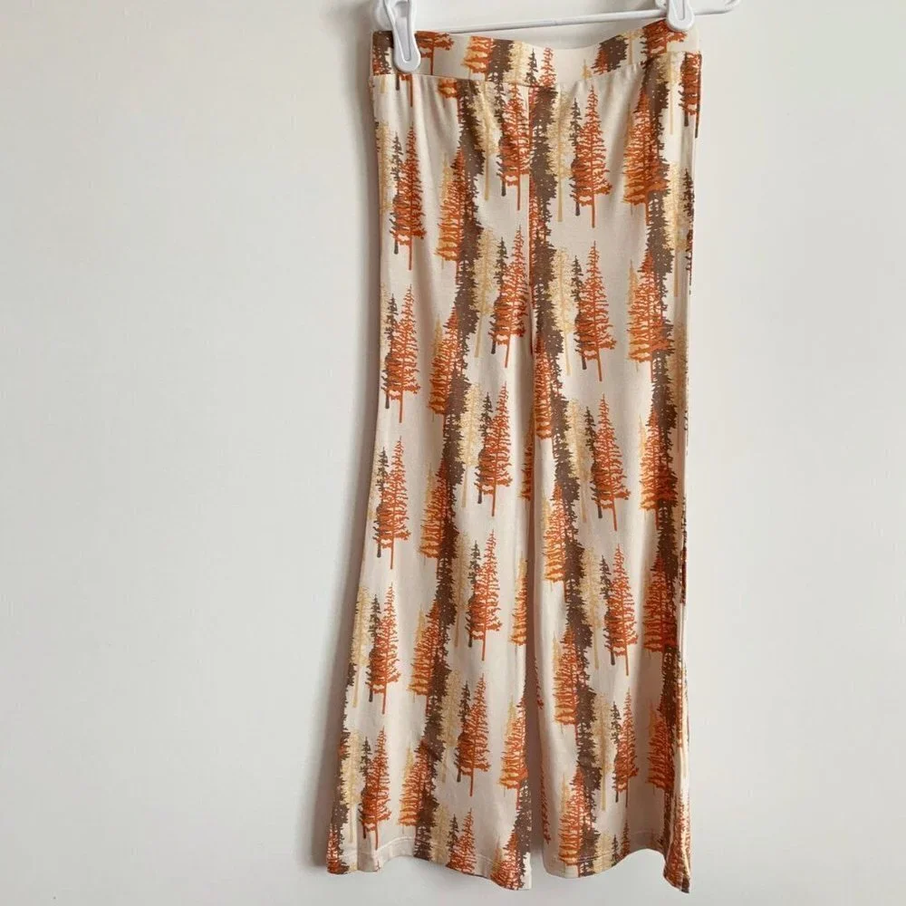 Kate Quinn Organics NEW Flared Leggings, Sunset Pine, 6 Years